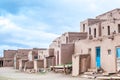 Taos Pueblo - traditional type of Native Indians architecture Royalty Free Stock Photo